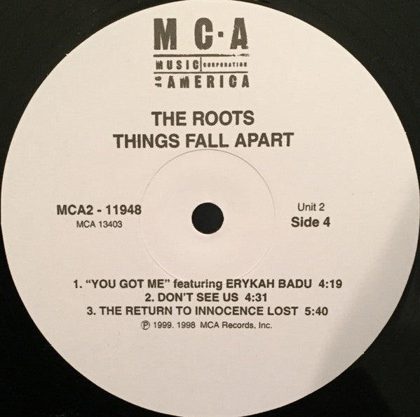 The Roots : Things Fall Apart (2xLP, Album, RE)