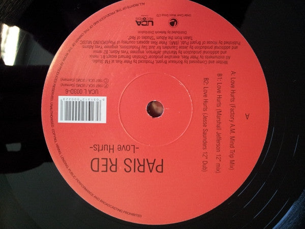 Paris Red : Love Hurts (2x12")