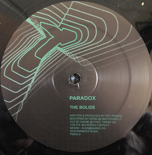 Paradox : The Bolide / Dioxan (12")