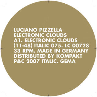 Luciano Pizzella : Electronic Clouds (12")