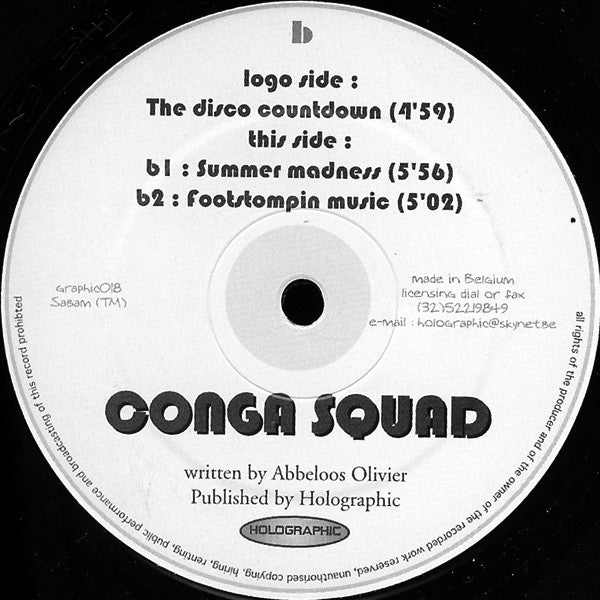 Conga Squad : Coconut Island (12")