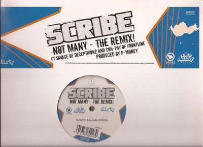 Scribe (2) : Not Many - The Remix! (12")
