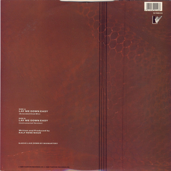 Sinitta : Lay Me Down Easy (12", Single)