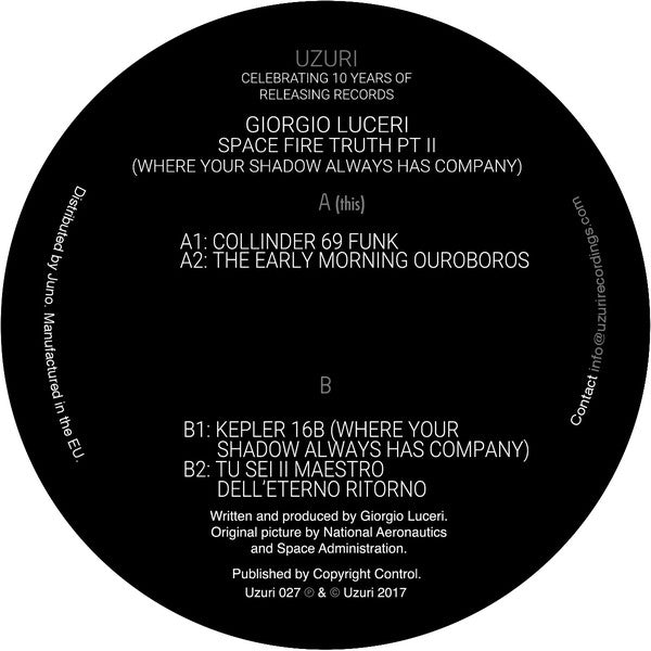 Giorgio Luceri : Space Fire Truth PT II (12", EP)