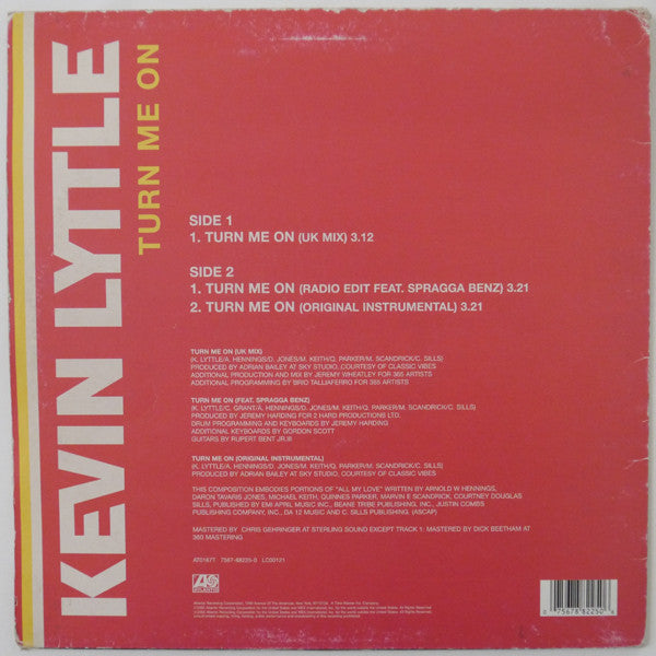 Kevin Lyttle : Turn Me On (12", Maxi)