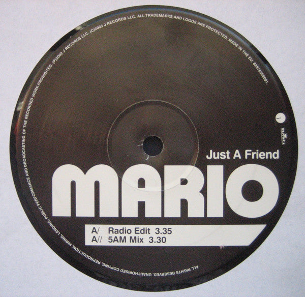 Mario : Just A Friend (12")
