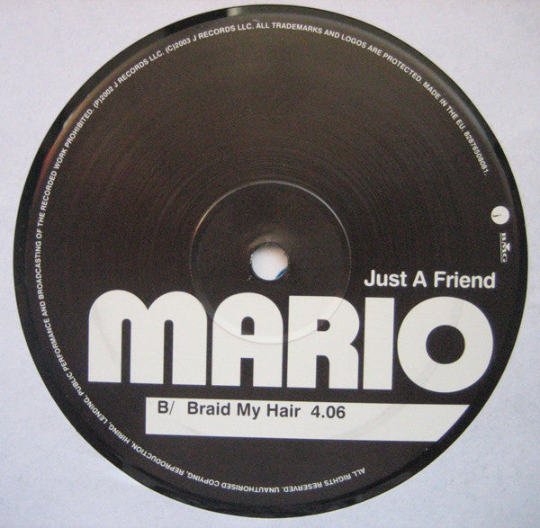 Mario : Just A Friend (12")