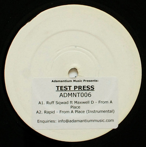 Ruff Sqwad : From A Place (12", S/Sided, W/Lbl)
