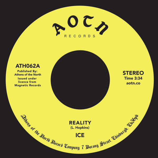 Ice (38) : Reality / Hey, Hey (7", RE)