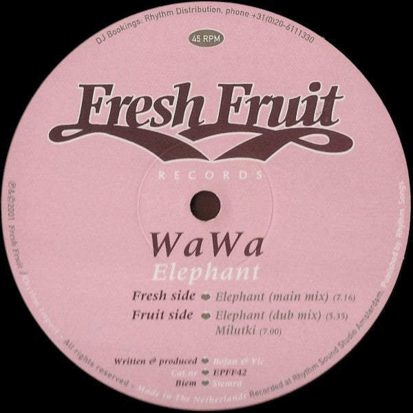 Wawa : Elephant (12")