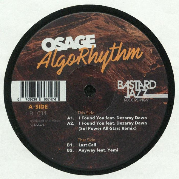 Osage : AlgoRhythm (12")