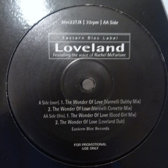 Loveland : The Wonder Of Love (12", Promo)
