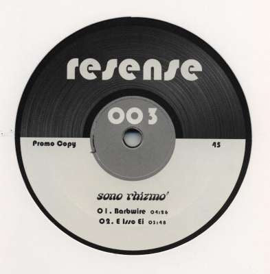 Sono Rhizmo' : Resense 003 (12", EP, Promo)