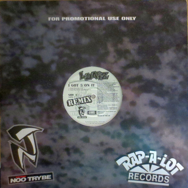 Luniz : I Got 5 On It (12", Promo, RE)