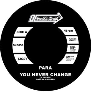 DJ Para (2) : You Never Change (7")