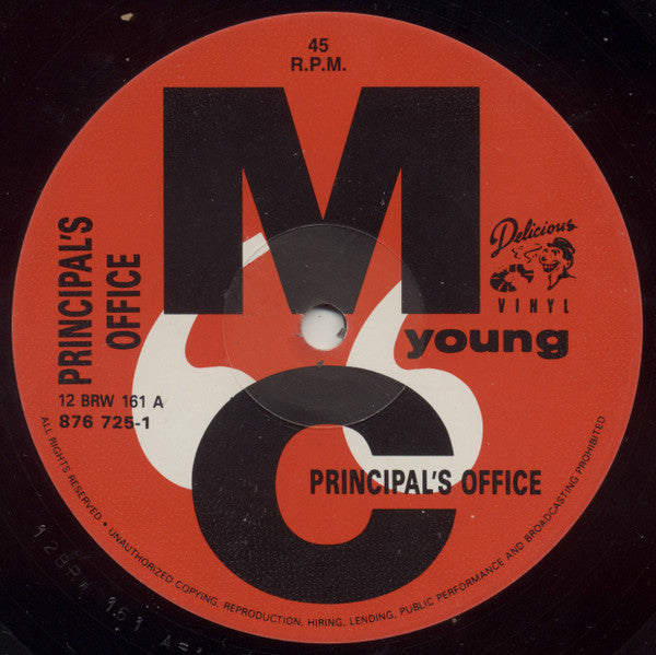 Young MC : Principal's Office (12", Red)