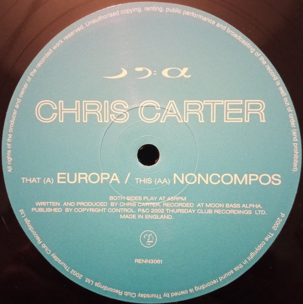 Chris Carter : Europa / Noncompos (12")