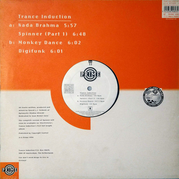 Trance Induction : The Sixth: Neerlandsch Fabrikaat (12")