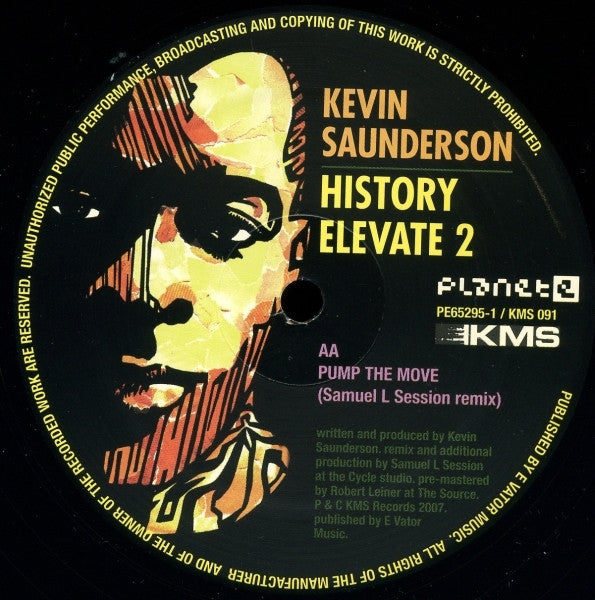 Kevin Saunderson : History Elevate 2 (12")