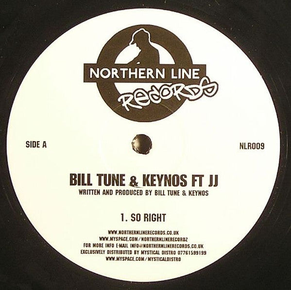 Bill Tune : So Right / Playin Games (12")