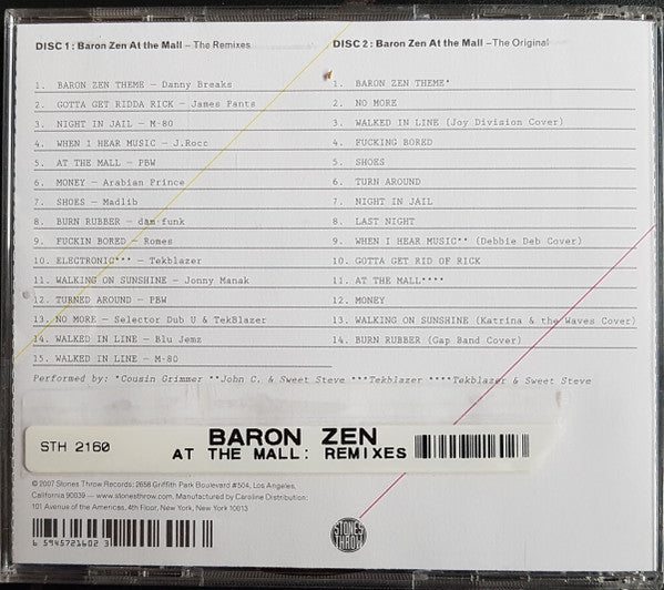 Baron Zen : At The Mall Remixes (2xCD, Album)