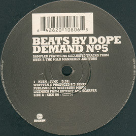 Kush / Mild Mannered Janitors : Beats By Dope Demand No. 5 (12", Smplr)