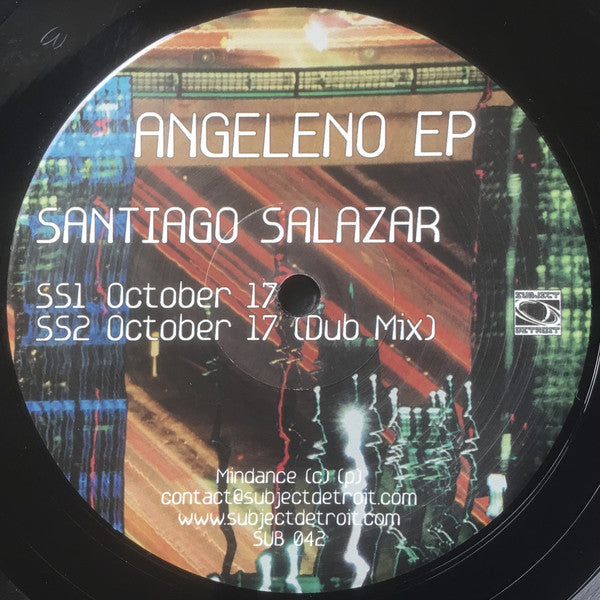 Esteban Adame / Santiago Salazar : Angeleno EP  (12", EP)