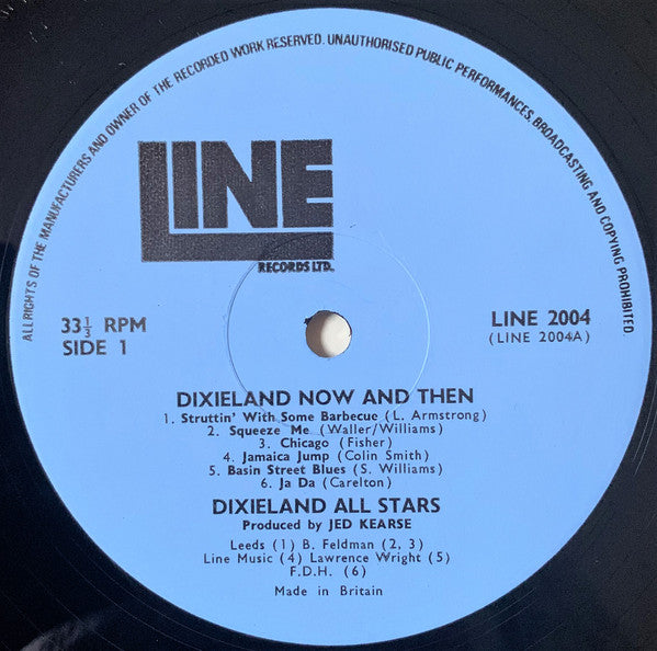 The Dixieland All Stars : Dixieland Now & Then (LP, Album)