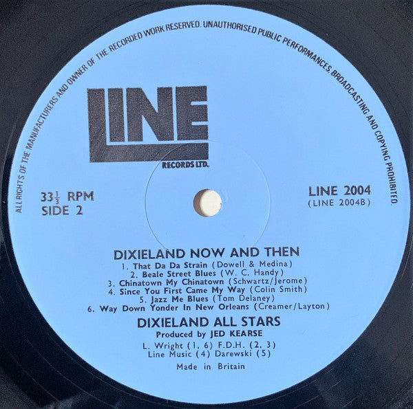 The Dixieland All Stars : Dixieland Now & Then (LP, Album)