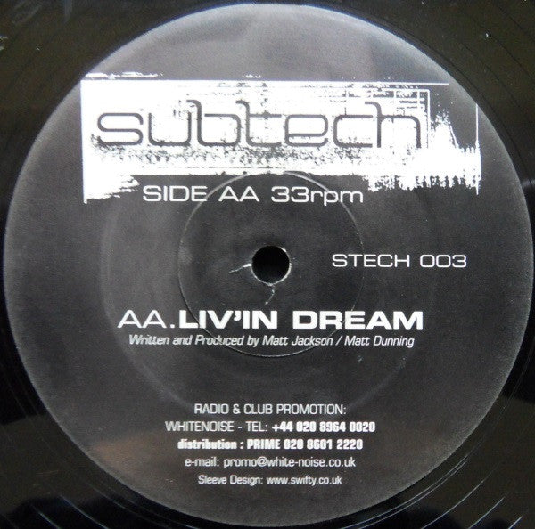 Subtech : Take 'Em /  Liv'in Dream (12")