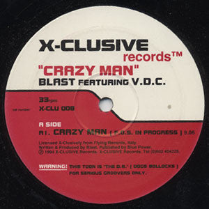 Blast Featuring V.D.C. : Crazy Man (12")