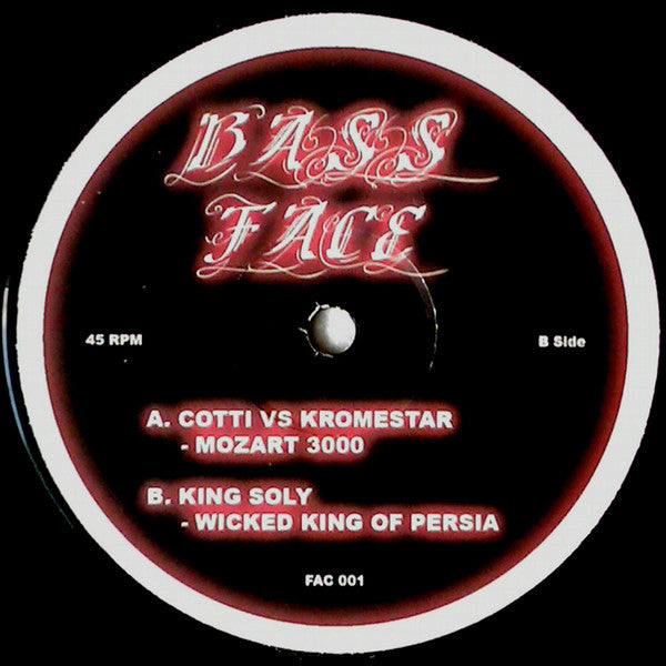 Cotti Vs Kromestar / King Soly : Mozart 3000 / Wicked King Of Persia (12")