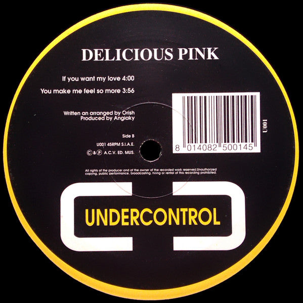 Delicious Pink : I'm Just A Fool (12")