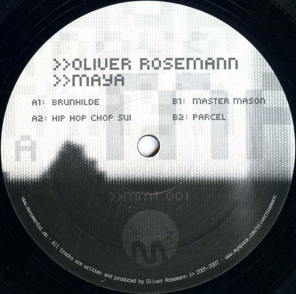 Oliver Rosemann : Maya (12")