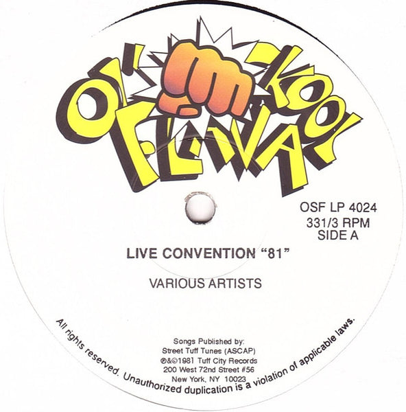 Various : Live Convention "81" (12", RE)