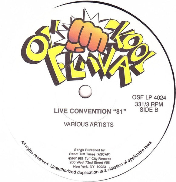 Various : Live Convention "81" (12", RE)