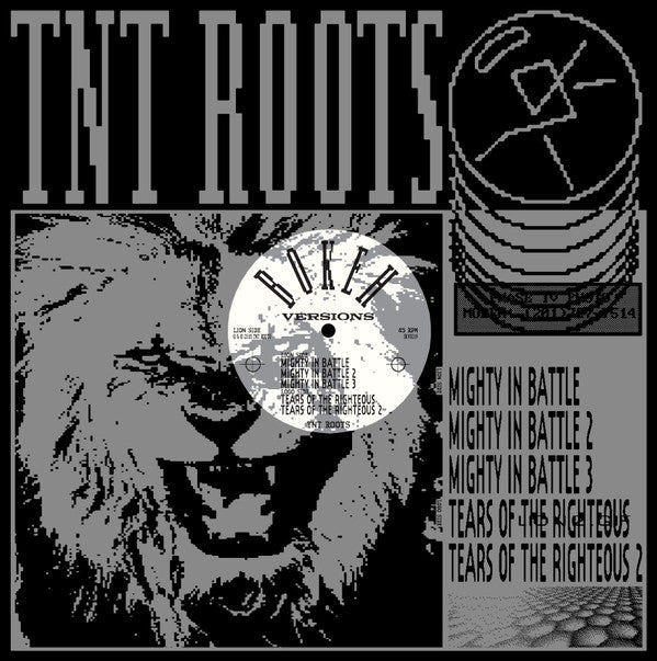 TNT Roots : Mighty In Battle / Tears Of The Righteous (12", Bla)