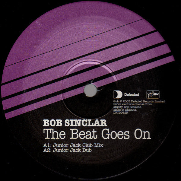 Bob Sinclar : The Beat Goes On (12")