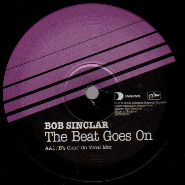 Bob Sinclar : The Beat Goes On (12")