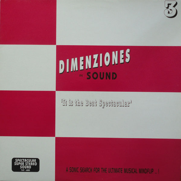 Various : Dimenziones In Sound Vol. 3 (LP, Comp, RM, Unofficial)