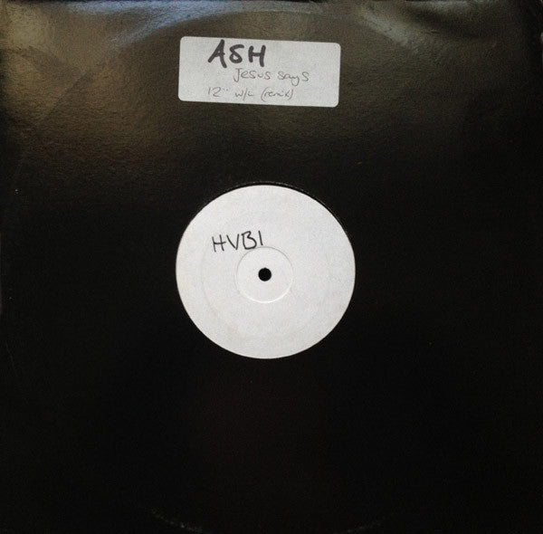 Ash : Jesus Says (12", Promo, W/Lbl)