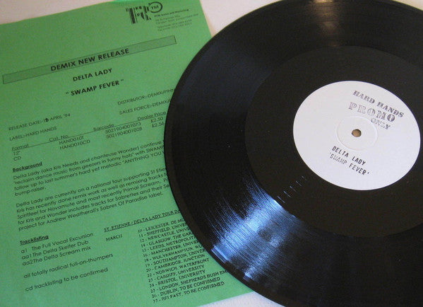 Delta Lady : Swamp Fever (12", Promo, W/Lbl)