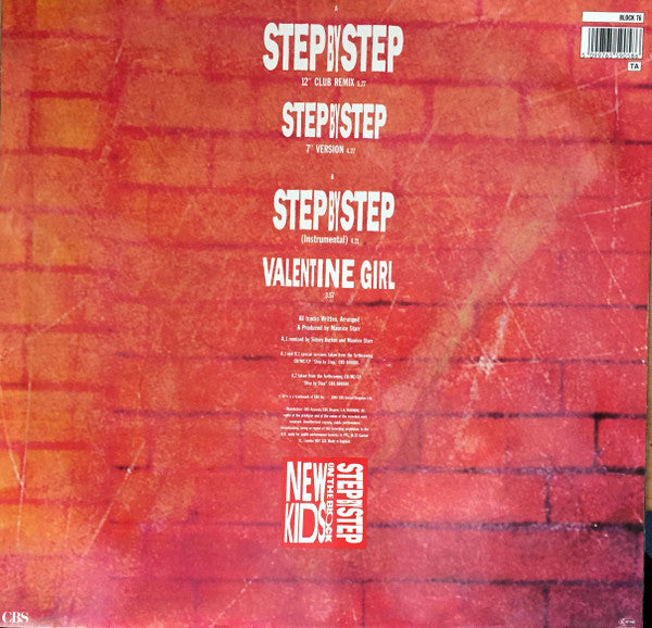 New Kids On The Block : Step By Step (12", Single)