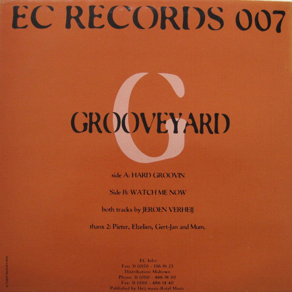 Grooveyard : Hard Groovin (12")