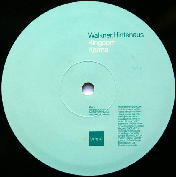 Walkner.Hintenaus : Kingdom (12")