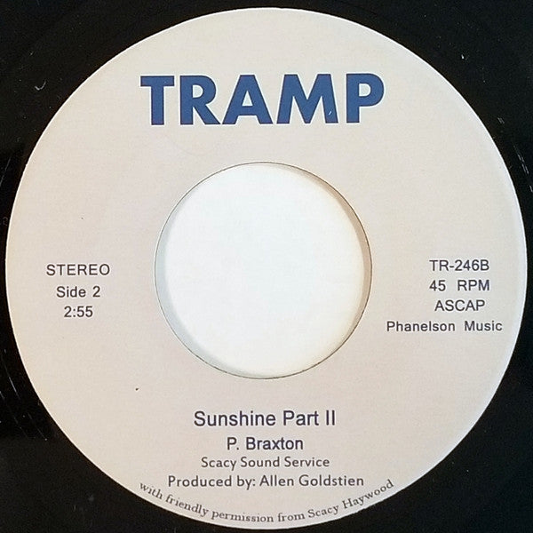 Scacy & The Sound Service : Sunshine (7", Single, RE)