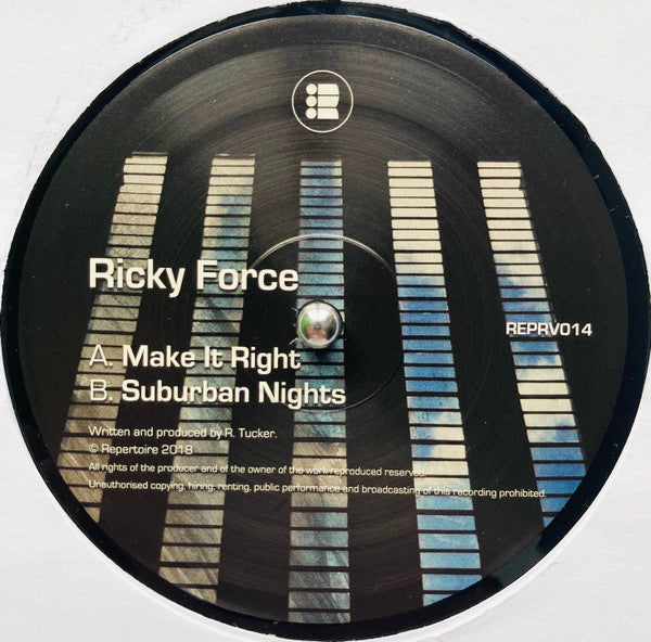 Ricky Force : Make It Right / Suburban Nights  (12")