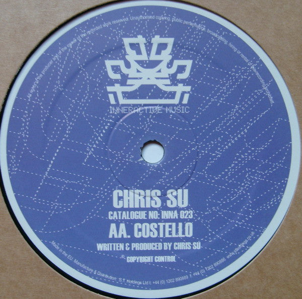 Chris.SU : Exodus / Costello (12")