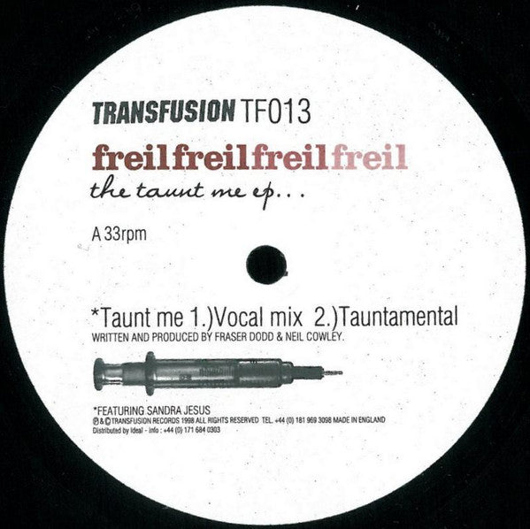 Freil : The Taunt Me EP (12")