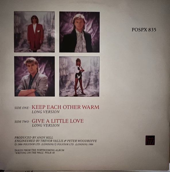 Bucks Fizz : Keep Each Other Warm (12")